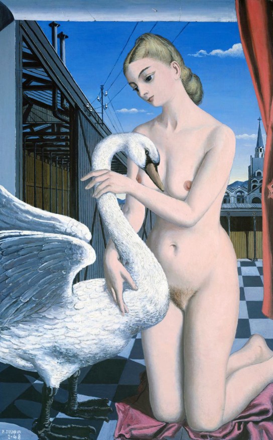 Leda 1948 by Paul Delvaux 1897-1994