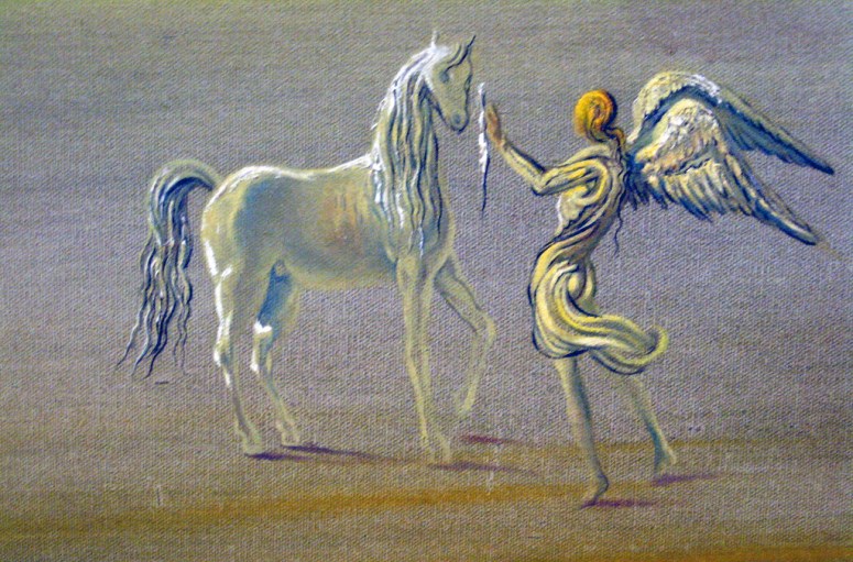 Monstre Tou en un paisatge angèlic, 1977 (detall 1b Hd)