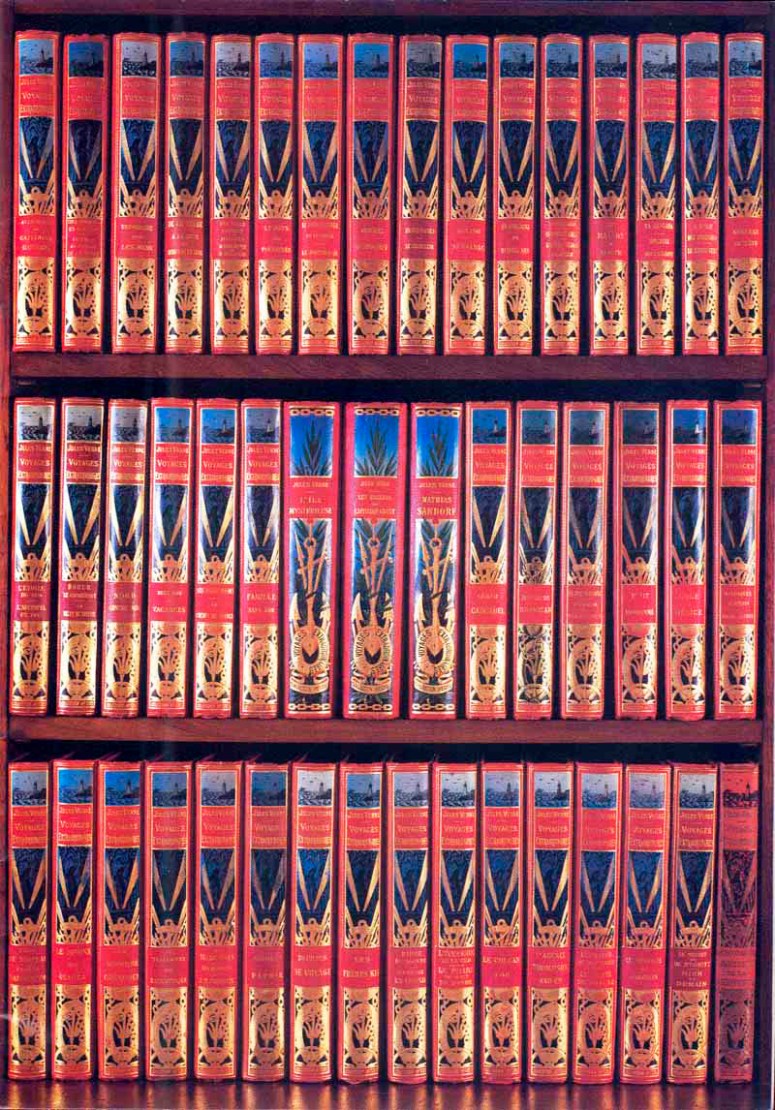 Collection complete Verne-Hetzel 'dos au phare'